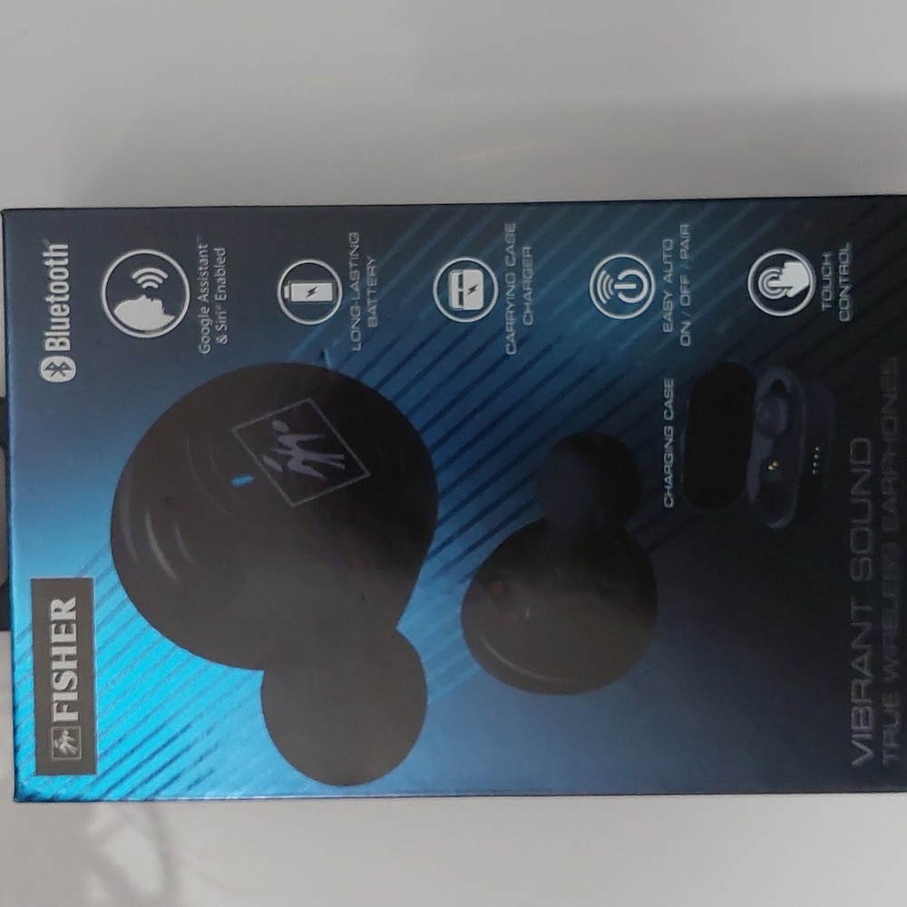 FISHER BLUETOOTH WIRELESS EARPHONES